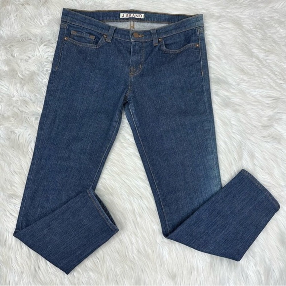 J Brand 935 Miner Low Rise Skinny Jeans Dark Wash Blue Womens‎ 29 Made in USA